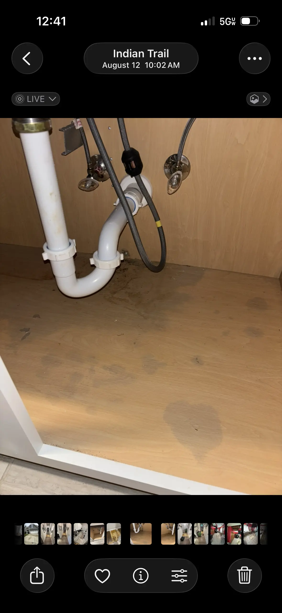 Professional water extraction equipment in Charlotte kitchen